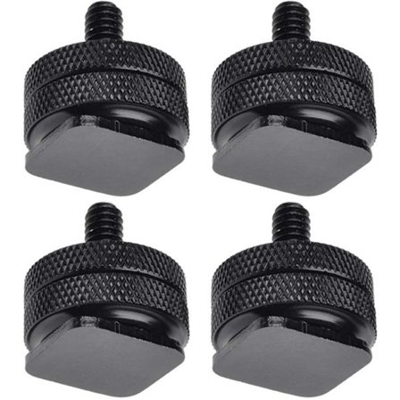 1/4 tums varm skofäste adapter stativskruv för DSLR-kamerarigg (4-pack)