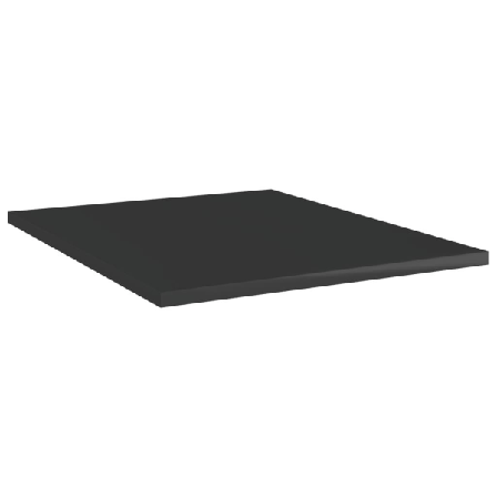 Vidaxl Hyllplan 8 St Svart Högglans 40x50x1,5 Cm Konstruerat Trä Svart