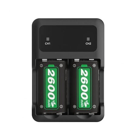 2 x 2600mAh Genopladeligt Batteri Til Xbox Series X/S/Xbox One S/X Controller Batteri Til Xbox One + USB Batteri Oplader