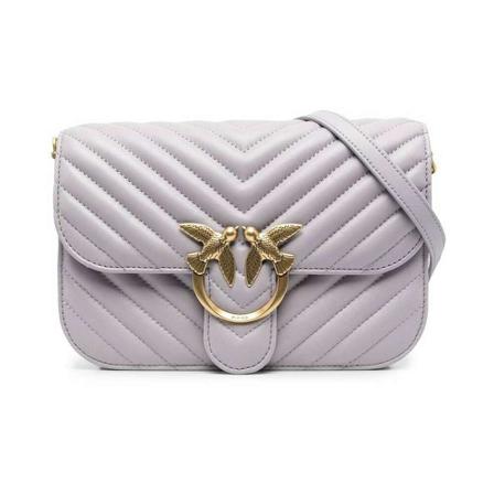 Pinko, Cross Body Bags Paars, Dames, Maat:ONE Size
