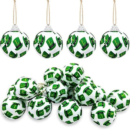 16 st St Patrick's Day hängande boll prydnad Holiday Party dekorationer
