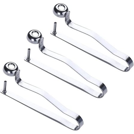 3-pakning Kirsebærutstener Verktøy Pit Remover Rustfritt Stål Oliven Stoner Kirsebær Chomper Corer Frø Kjerne Fjerningsenhet Kjøkkenutstyr Redskaper 