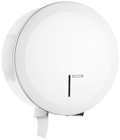 Katrin 997016 Toiletpapirholder Låsbar, til kæmpe ruller 310 x 330 mm, Badeværelse