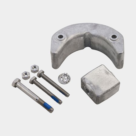 Anode kit, aluminium, for Evinrude/Johnson 50-75 hk