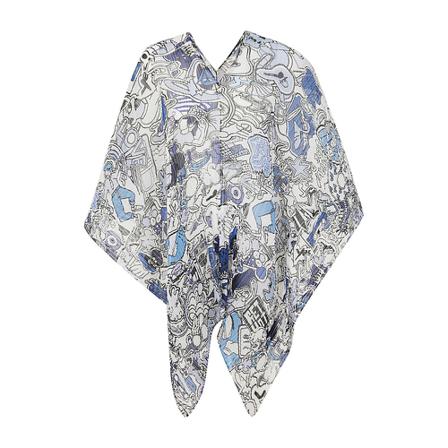 Issey Miyake - Sjalar - Blå - Dam - Storlek: One Size, Dam, Storlek: ONE SIZE