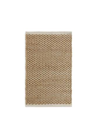 Fußmatte aus Jute - Beige|Schwarz|Mehrfarbig