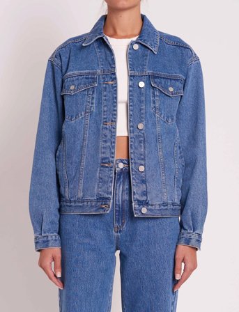 ABRAND A Slouch Jacket Phoenix - Blue - M