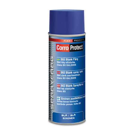 Spraymaling CorroProtect RAL 5005 400ml, Blå
