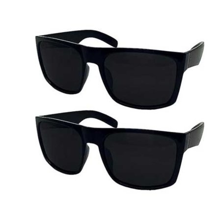 2-pakning Xl Polariserte Solbriller for Menn med Stor Bred Ramme - Passer til Stort Hode