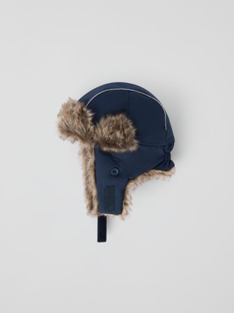 Polarn O. Pyret - Windproof padded hat ARCTIC - 48|50 - Childrenswear - blue