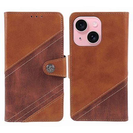 PU Lær Telefondeksel for iPhone 15 Plus Deksel Støtsikkert Telefondeksel med Lommebok