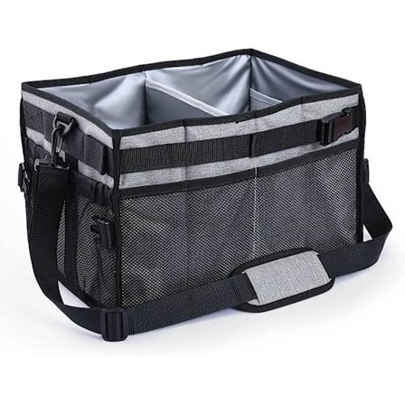 1 stk Piknikkurv BBQ Oppbevaringsboks Foldbar Bagasjerom Organizer