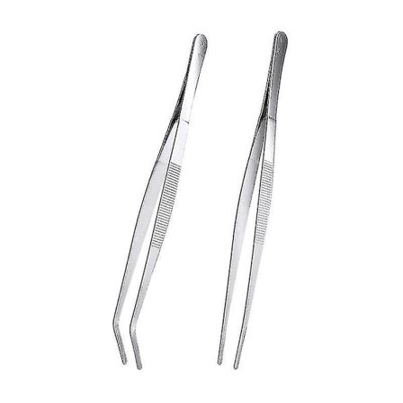 8" Rustfritt Stål Pinsett Pinsett Med Presisjonssagtannet Spisser For Kirurgisk Og Sjømat Tungt Arbeid