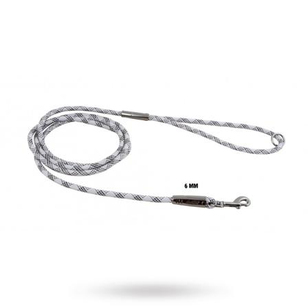 Hurtta Casual Repkoppel Aska/Svart 180 cm - Textilkoppel, Rullkoppel, Draglinor, Läderkoppel, Långlinor, Flexikoppel på Doggie.se
