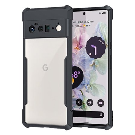 Stöttåligt Google Pixel 6 Pro hybridskal - Svart