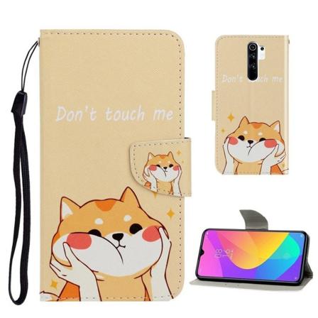 Wonderland Xiaomi Redmi 9 Flip etui - Gul kat Brown