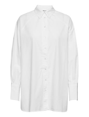 Slftilda Ls Long Shirt W White Selected Femme
