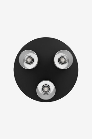 EGLO - Taklampa Gorosiba 1 Black/Transparent - Svart - Taklampor - Från Homeroom