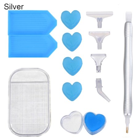 Point Drill Penna Diamond painting SILVER