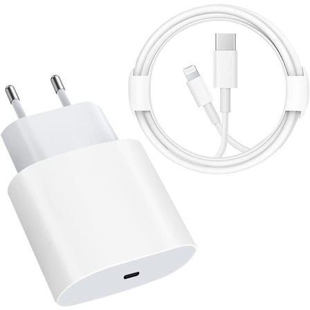 USB C Snabbladdare - 20W PD Snabbladdare med 1,8m C till Lightning Kabel Typ C Laddadapter för iPhone 14/14 Plus/14 Pro/14 Pro Max/13/12/11/SE/iPad