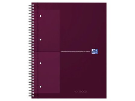 Oxford Kollegieblock Oxford A4+ rut röd - Lyreco - Kontorsmaterial - Block och anteckningsböcker - Kollegieblock