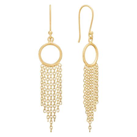 Frk. Lisberg Lula earrings Gul, Dame Øreringe, Størrelse: ONE Size