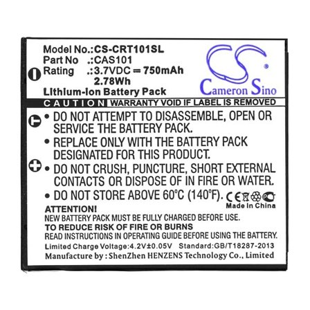 Batteri til mediespiller for Creative Vado, Vado Video Cam, Vado Pocket HD osv.