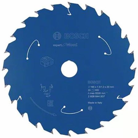 Bosch Expert for Wood Sagklinge 165x1,5x20 mm, 24T 20 mm, Maskintilbehør & forbruk