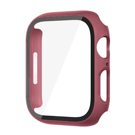 Skal för Apple Watch Armband 44mm 40mm 42mm 38mm 45mm 41mm Skärmskydd PC Stötfångare iWatch Serie 9 8 7 6 SE 5 4 skal
