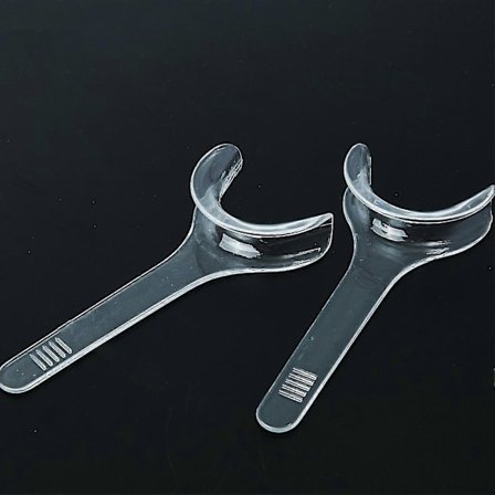 Gjennomsiktig plast tannlege kjeveortopedisk leppe retractor kinn munnåpner