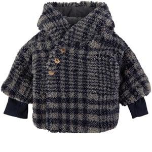 1+ in the family Checked Coat Navy - Coats and jackets - 3-6 months - Navy