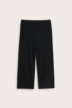 Kappahl | Ribbestrikket bukse Svart L | Svart