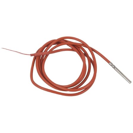 2 Lednings Pt1000 Temperatur Sensor Termistor Silikone Gel Belagt 1,5 meter Probe 45mm X 5mm -50-180