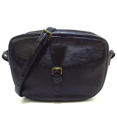 Louis Vuitton Vintage, Pre-owned Leather Jeune Fille bag Zwart, Dames, Maat:ONE Size