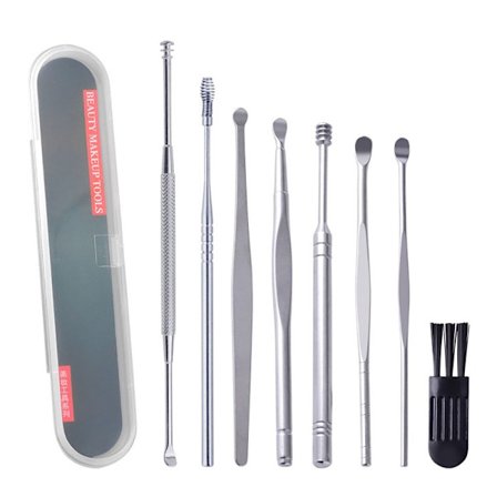 Öronvaxborttagare Set SILVER MED EN KUDA MED A