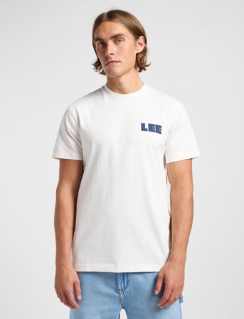 Lee Jeans Ww Graphic Tee - White - XXL