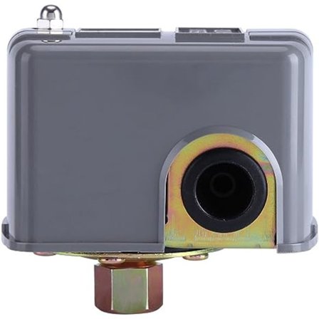 Vattenpump Tryckregulator, 40-60 PSI Vattenpump Tryckkontrollbrytare Justerbar Dubbelfjäderpol för Självsugande Pump Jet Pump Trädgårdspump