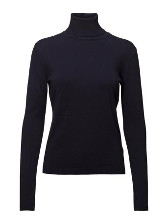 Srmarla Rollneck Knit Høyhalset Pologenser Blå Soft Rebels