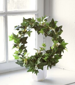 Kunstig Efeu på bue Grøn