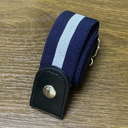 Nya bälten för kvinnor Spännefria midjejeans byxor utan spänne Stretch Elastiskt midjebälte för män Ins Wind Osynligt latbälte Navy Blue 60-95cm