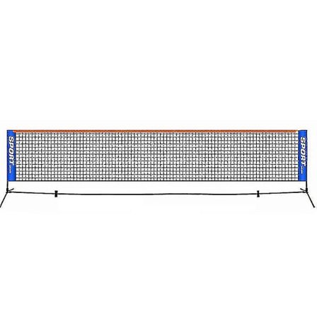 Bærbar Sammenleggbar Tennisnett: Ideell For Barn Og Voksne - Kort Tennisnett, 6,1m Lengde (1 Stykke, Svart)
