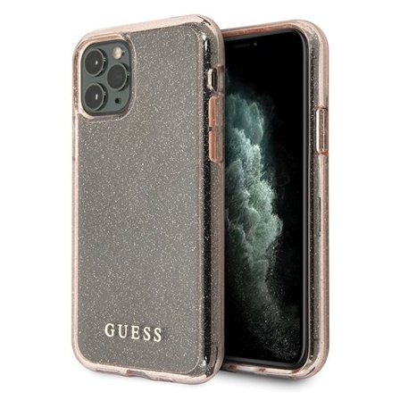 Guess GUHCN65PCGLPI iPhone 11 Pro Max rosa/rosa hårt fodral Glitter