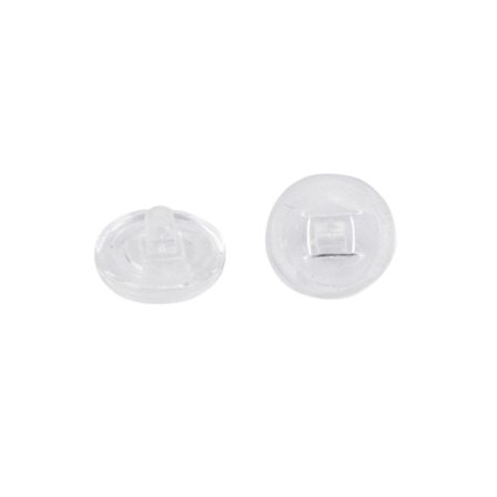 25 par runde silikone næsepuder til briller, skruemontering