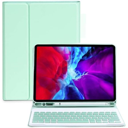 Bluetooth case För Ipad Löstagbart Slim Cover Inbyggd pennhållare