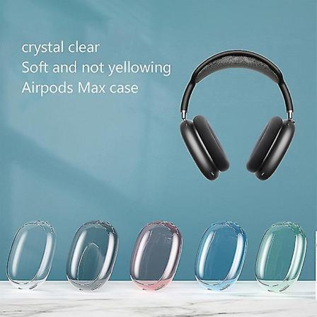 2 kpl/setti Pehme l pin kyv suojakotelo Airpods Maxille Tpu langattomat kuoret Blue