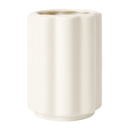 Åhléns Home Badrumsmugg FLORA Badrumstillbehör Vit ONESIZE