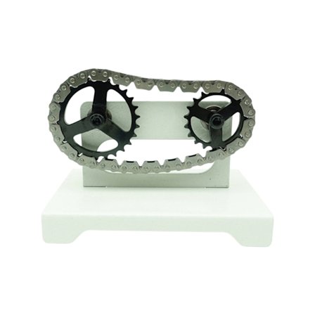 Pedagogisk fysikkverktøy med modulære kjededriftssystemer for interaktive klasseromsdemonstrasjoner, enkel montering