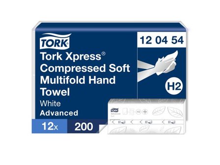 TORK Pappershandduk Xpress Komprimerad Mjuk Multifold Advanced H2 2400/fp - Lyreco - Städ och hygien - Toalettpapper och torkpapper - Pappershanddukar