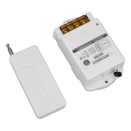 BERM Fjernbetjening Afbryder Trådløs RF Lang Rækkevidde Smart Læringstype til Vandpumpe AC 380V