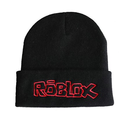 Roblox Herre Hue Vinter Varm Strikket Hue Sort